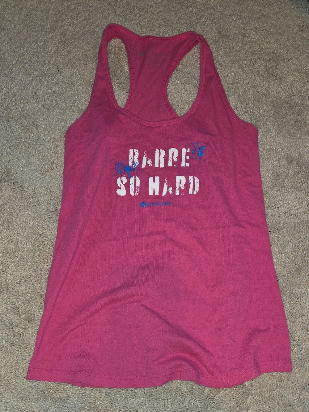 Pure Barre Women's Racerback Tank Top - Pink